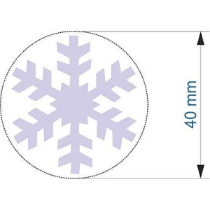 Fustella grande 40mm Fiocco di neve