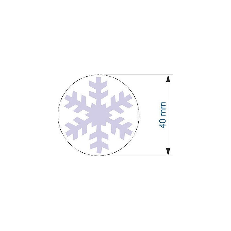 Fustella grande 40mm Fiocco di neve