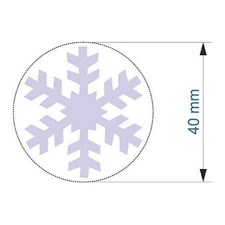 Fustella grande 40mm Fiocco di neve