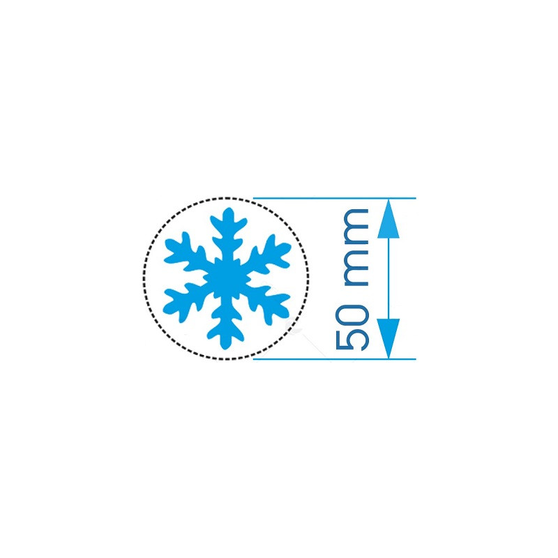 Fustella grande 50mm Fiocco di neve