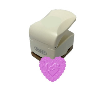 Fustella grande a rilievo Cuore Love