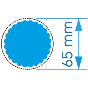 Fustella Maxi 65mm Cerchio smerlato