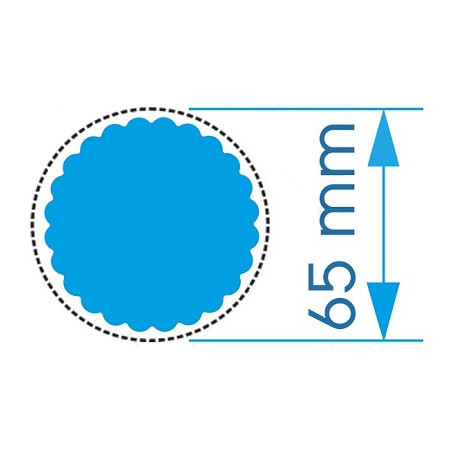 Fustella Maxi 65mm Cerchio smerlato