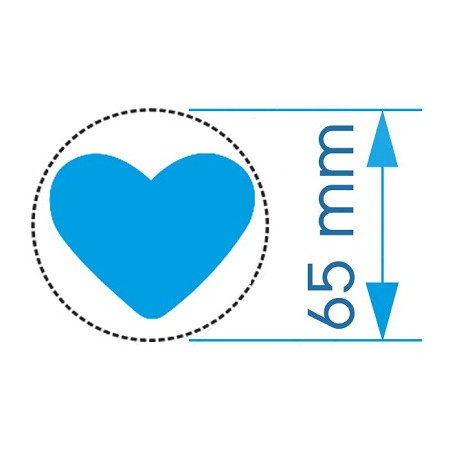Fustella Maxi 65mm Cuore