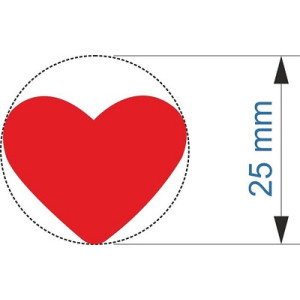 Fustella media 25mm Cuore x EVA FOAM
