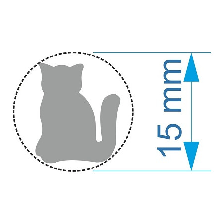 Fustella piccola 15mm Gatto