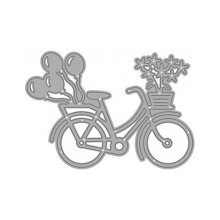 Fustella sottile BICICLETTA. Utilizzabili con ROSA80 - VIOLA80.