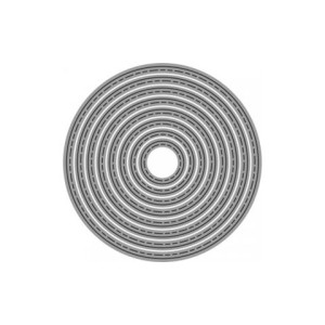Fustella sottile cerchi 74x74mm x fustellatrice