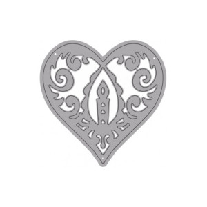 fustella sottile CUORE. Utilizzabili con ROSA80 - VIOLA80