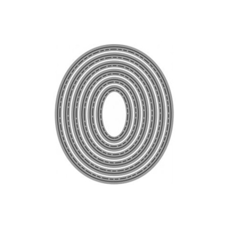 Fustella sottile ellissi 62x73mm x fustellatrice