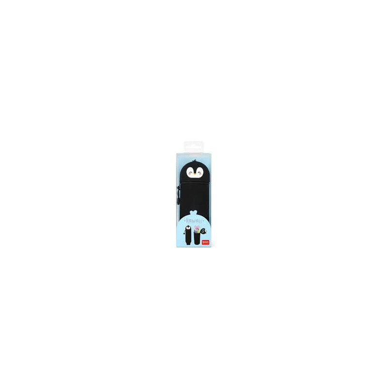 Astuccio 2 in 1 Morbido Silicone - Kawaii Legami - Penguin