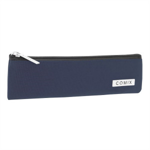 ASTUCCIO 2 PENNE MONOCOLORE BLU COMIX