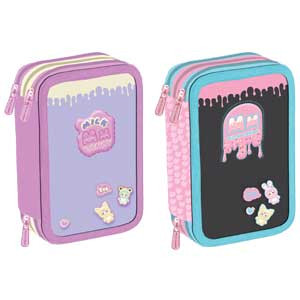 Astuccio 3 zip Milk Candy