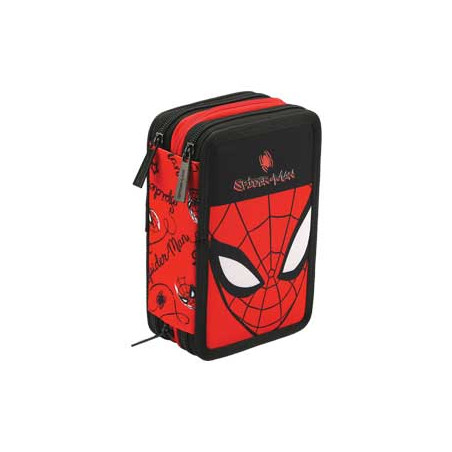 Astuccio 3 zip Spiderman