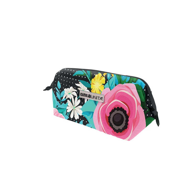 Astuccio bustone jumbo 1 zip TINTAUNITA flowers