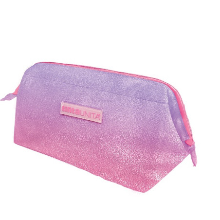 Astuccio bustone jumbo 1 zip TINTAUNITA gradiet rosa/viola