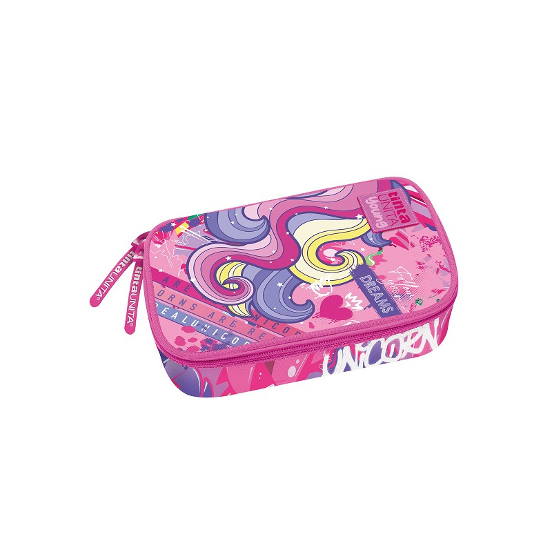 Astuccio bustone jumbo 1 zip TINTAUNITA unicorn