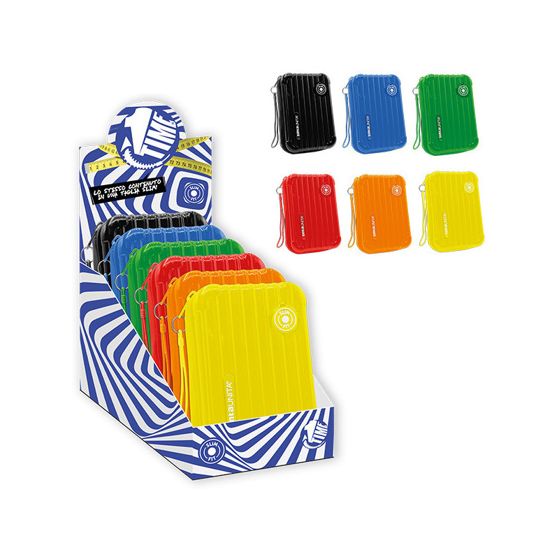 Astuccio completo 1 zip rigido ONE TIME slim TINTAUNITA