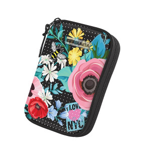 Astuccio completo 1 zip rigido ONE TIME TINTAUNITA Flower
