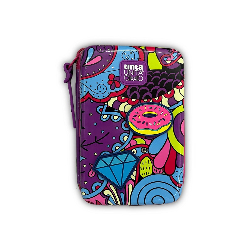 Astuccio completo 1 zip rigido ONE TIME TINTAUNITA girl power