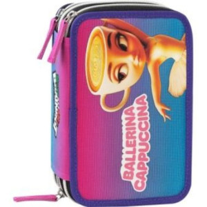 Astuccio completo 3 ZIP CORREDO ITALIAN BRAINROT BALLERINA CAPPUCCINA - SKIFIDOL