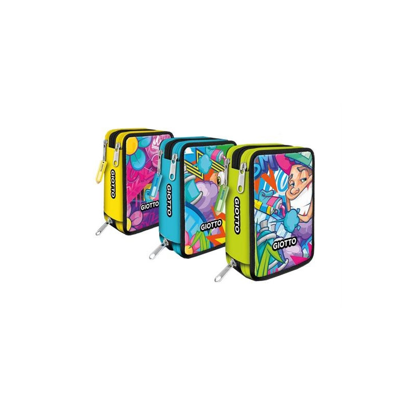 Astuccio completo 3 zip Giotto Young street