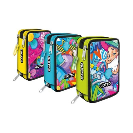Astuccio completo 3 zip Giotto Young street