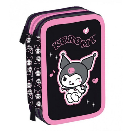 ASTUCCIO completo 3 ZIP Kuromi - 44 PEZZI