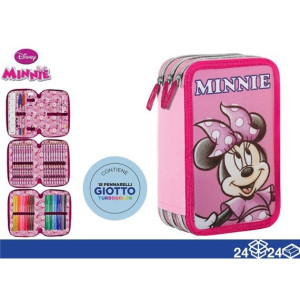 Astuccio completo 3 zip Minnie Be smart
