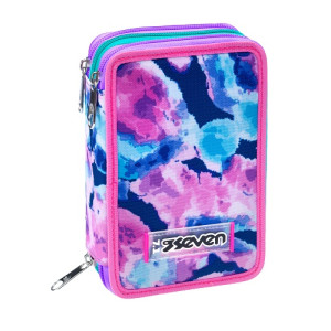 Astuccio completo 3 zip Seven custom cloud