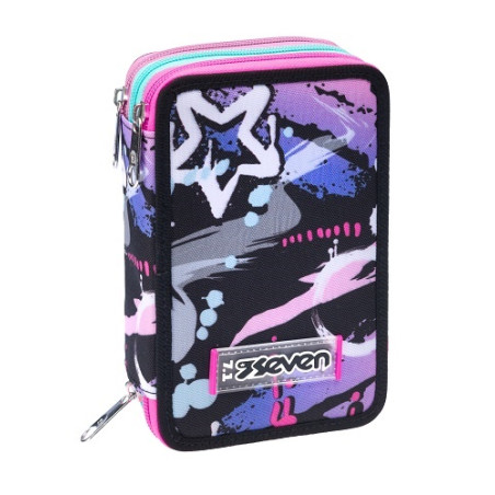 Astuccio completo 3 zip Seven mark on girl