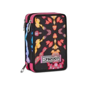 Astuccio completo 3 zip Seven retrocolor