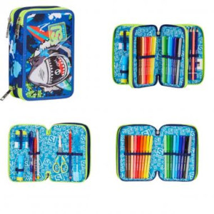 Astuccio completo 3 zip Seven SJ Gang  Sharkstory (32,90)