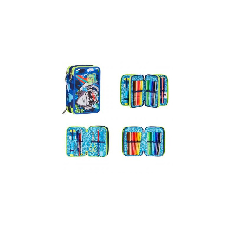 Astuccio completo 3 zip Seven SJ Gang  Sharkstory (32,90)