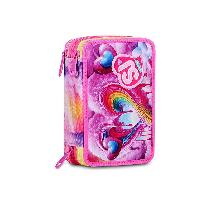 Astuccio completo 3 zip Seven sj gang joyful pins girl