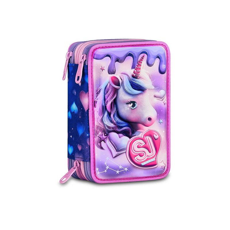 Astuccio completo 3 zip Seven sj gang pixie unicorn