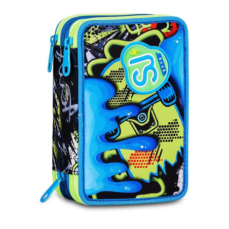 Astuccio completo 3 zip Seven sj gang soft pouch boy