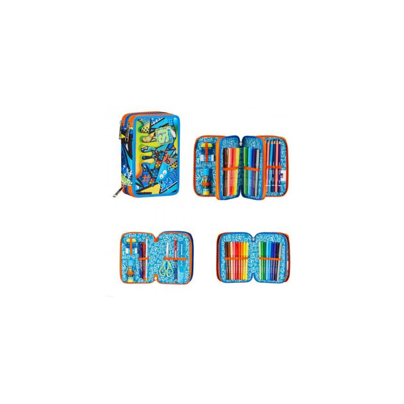 Astuccio completo 3 zip Seven SJ spherefull boy
