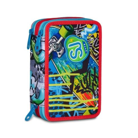 ASTUCCIO completo 3 ZIP SJ GANG BOY SHARKY SKATE Seven