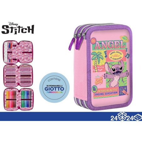 Astuccio completo 3 zip Stitch & angel Be smart