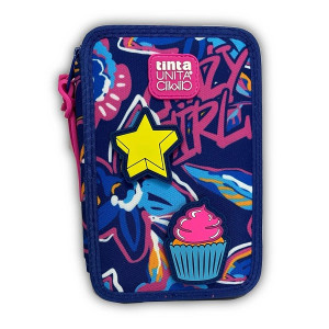 Astuccio completo 3 zip TINTAUNITA Crazy Girl