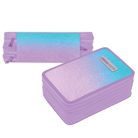 Astuccio completo 3 zip TINTAUNITA glamour viola/azzurro