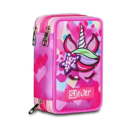 Astuccio completo 3 zip UNICORNSIDE GIRL Seven SJ ever