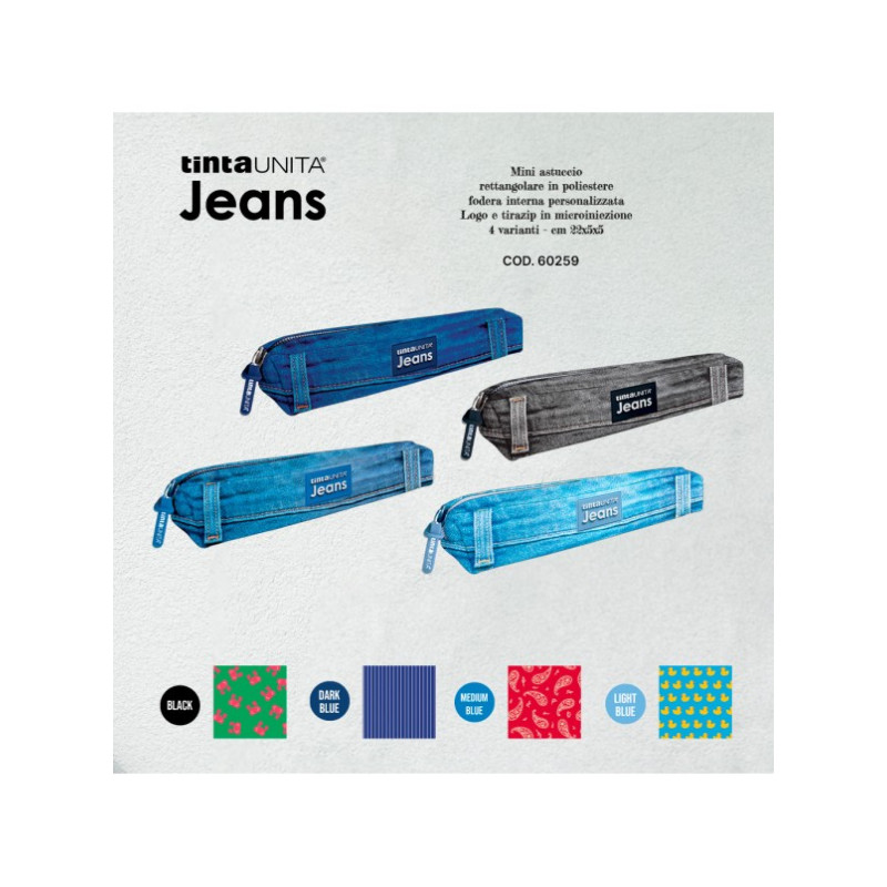 Astuccio mini tombolino TU JEANS TINTAUNITA
