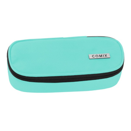 ASTUCCIO OVALE ORGANIZZATO MONOCOLORE ACQUAMARINA COMIX