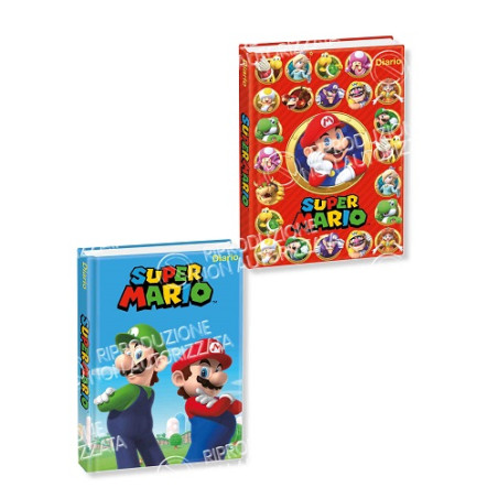 Diario agenda super Mario Bross standard