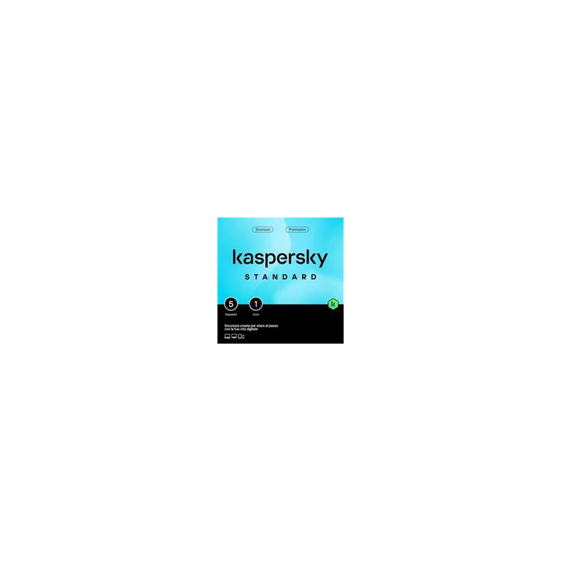 Kaspersky Antivirus Standard 5PC 1 anno