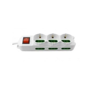 Multipresa 9 porte SCHUKO/BIPASSO
