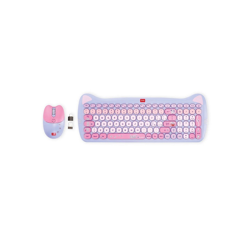 Set Tastiera e Mouse Wireless - Meow  Legami