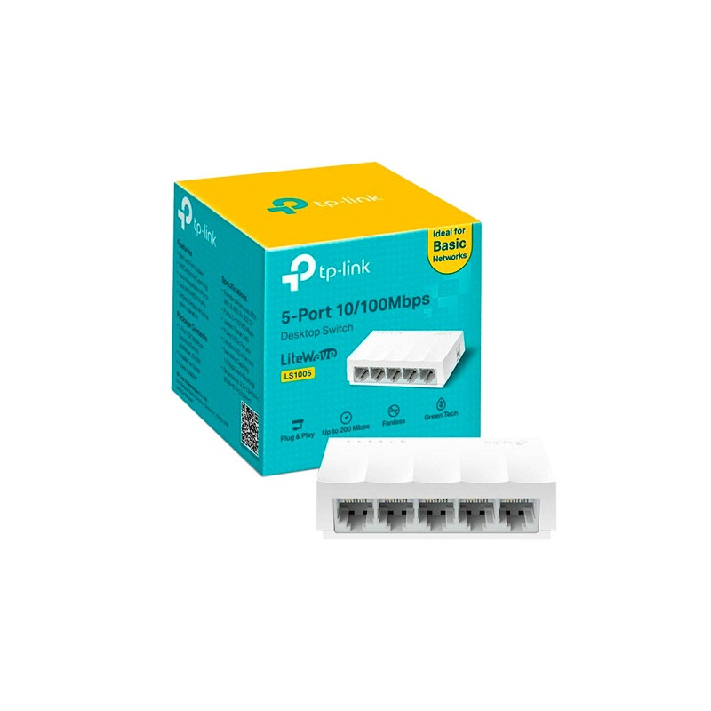 Switch 5 porte 10/100mbps